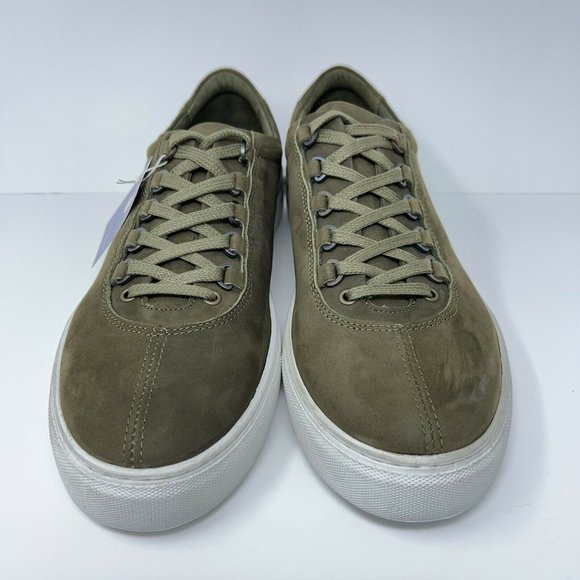K-Swiss Mens Sneaker Shoes Green Lace Up Low Top Leather 13 EUR 47 New - Picture 2 of 12